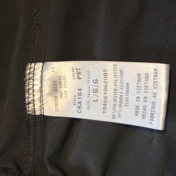 Allura by Cherokee Charcoal Gray Scrub Pants - Picture 4 of 5